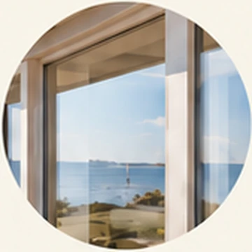 Clean windows with a coastal view